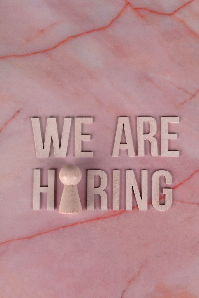 announcing a hiring opportunity.